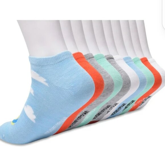 PIXAR WOMEN'S MOMENTS 10-PACK-LOW-CUT SOCKS SHOE SIZE 4-10 - Picture 5 of 9